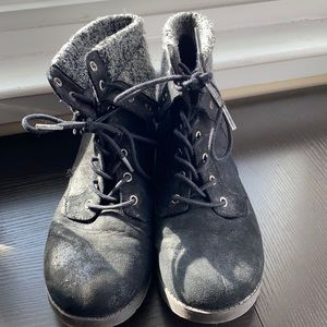 Black Ankle Height Boots